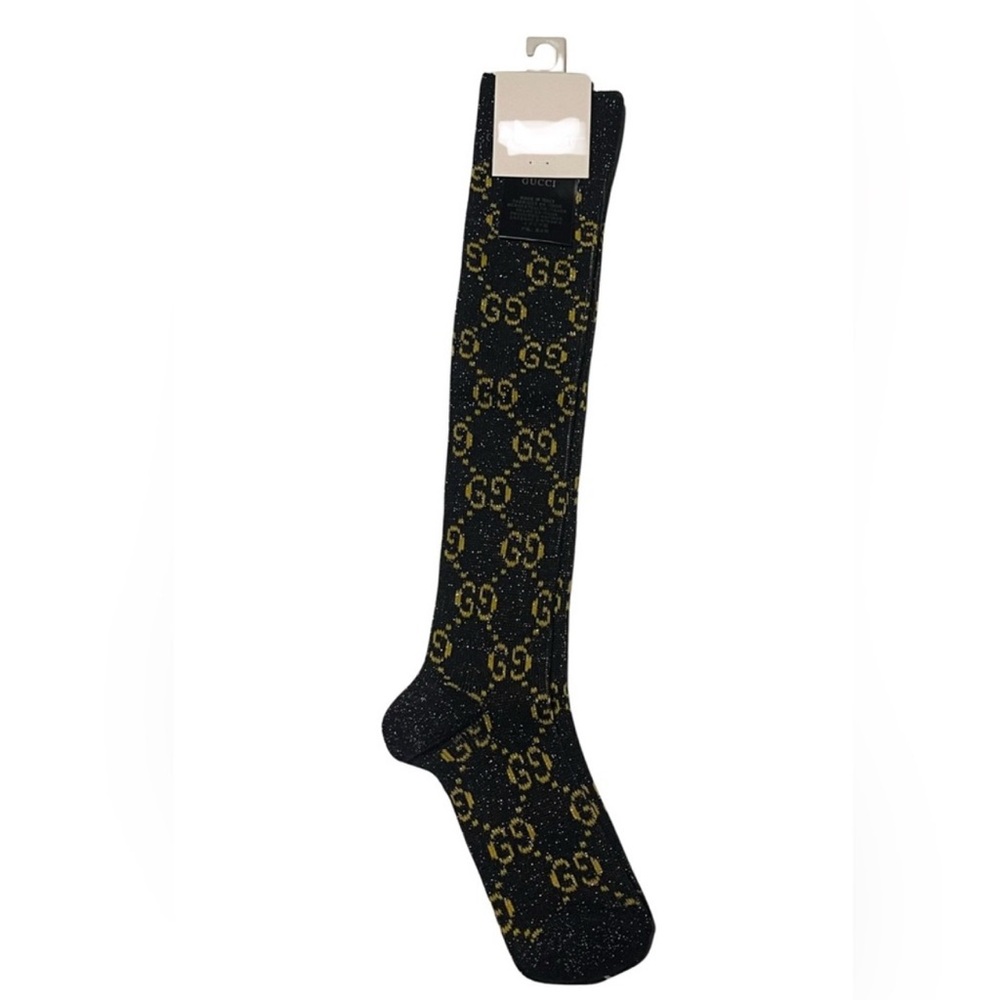GG Black Long Socks